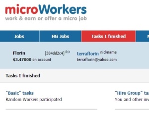 După o săptămână de... ''muncă'' pe MicroWorkers